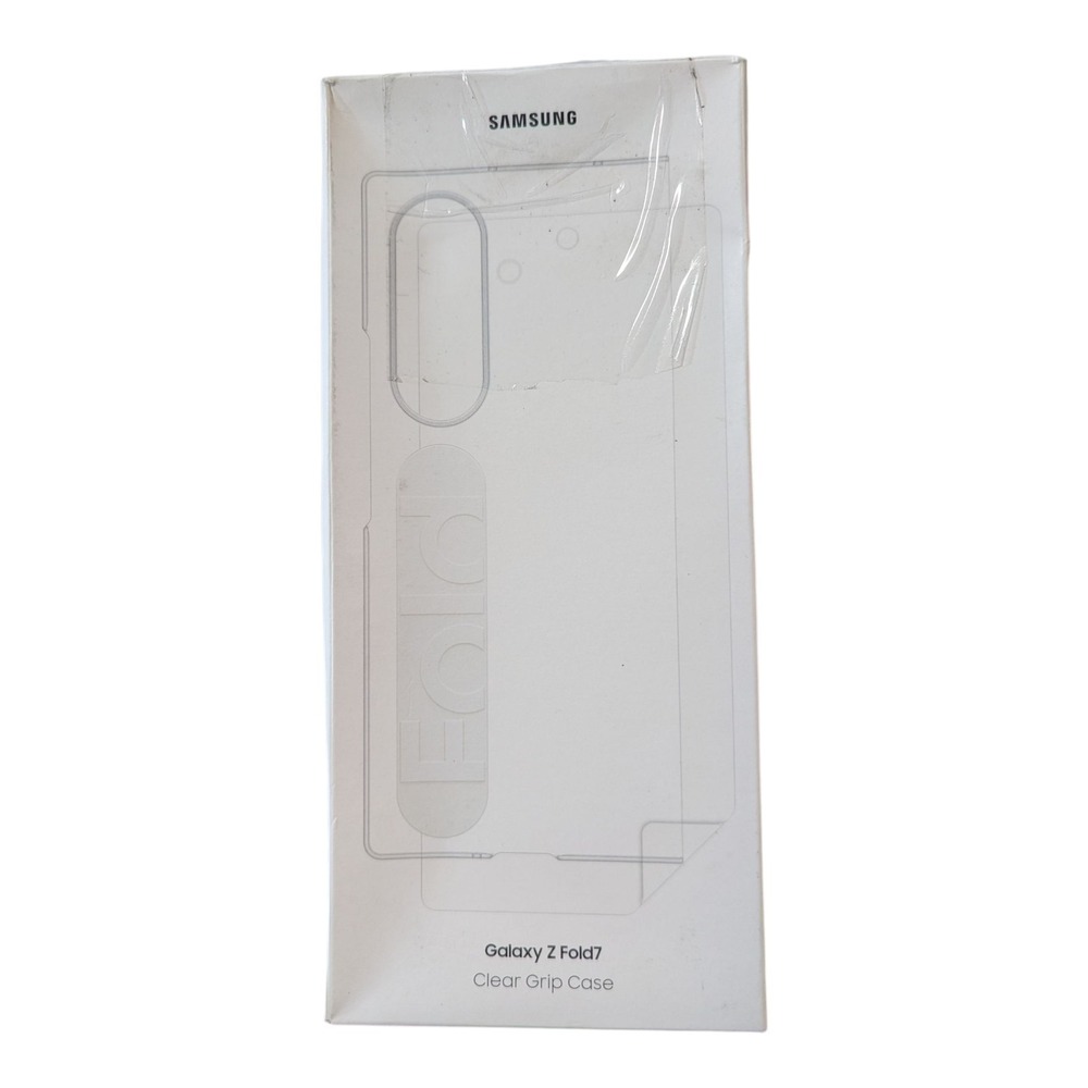 Z1. Samsung Clear Grip Case and Film for Galaxy‎ Z Fold7 - Clear
